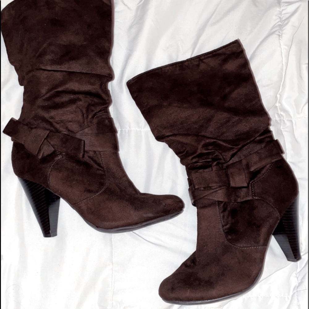 SIZE 10 - SEYCHELLES BROWN BOOTS